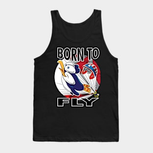 Penguin Born To Fly Tank Top